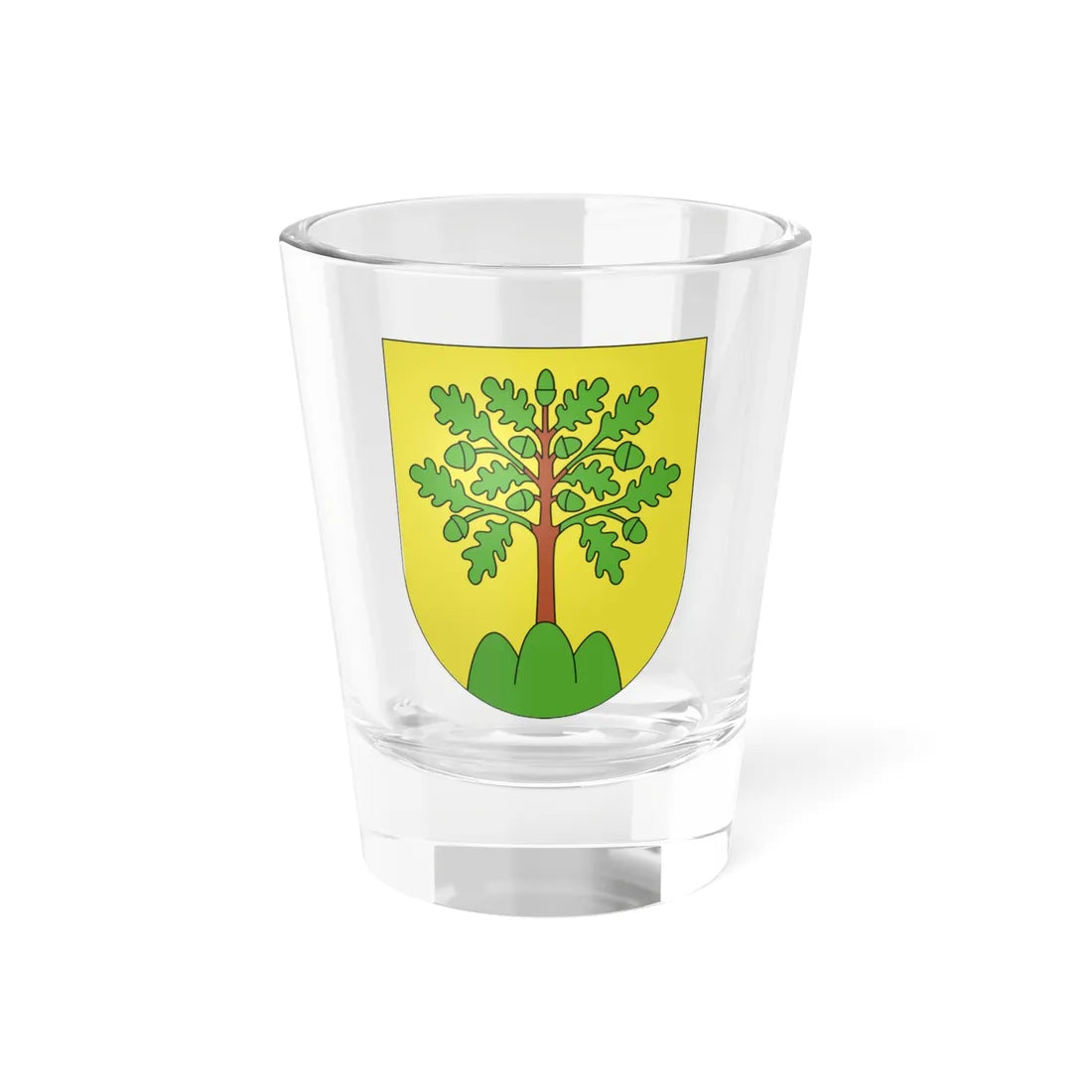 Monthey - Coat of arms (Switzerland) (Coat of Arms) Shot Glass 1.5oz 1.5oz - Go Mug Yourself