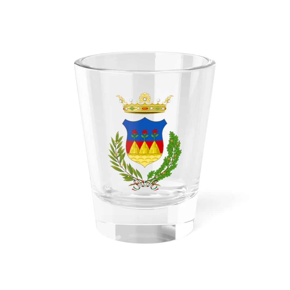 Montignoso-Stemma Aulico (Italy) (Coat of Arms) Shot Glass 1.5oz 1.5oz - Go Mug Yourself