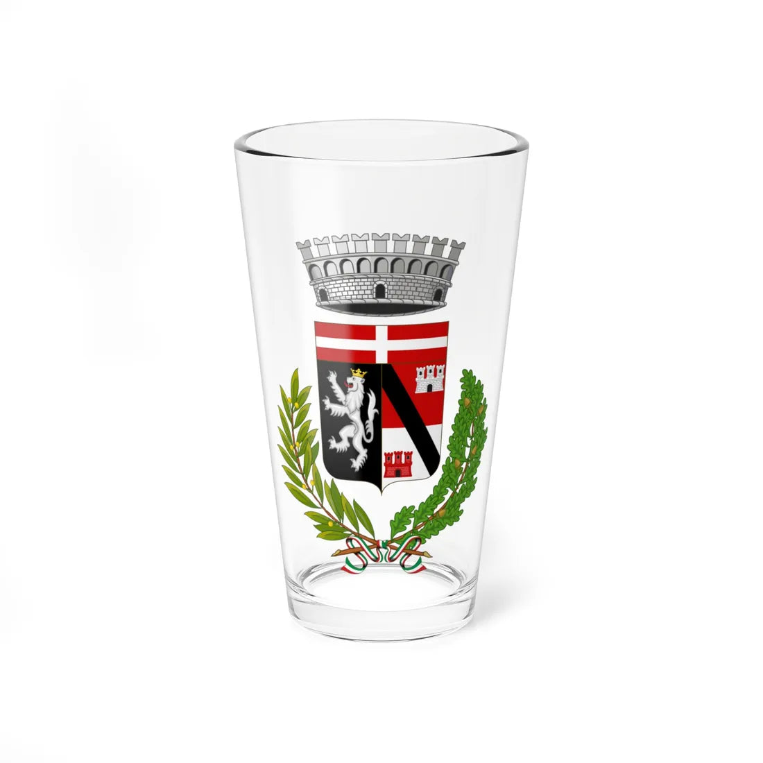 Montjovet-Stemma (Italy) (Coat of Arms) Pint Glass 16oz 16oz - Go Mug Yourself