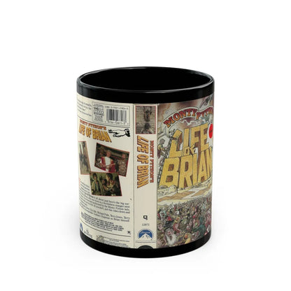 MONTY PYTHINS LIFE OF BRIAN (VHS COVER) - Black Coffee Mug-11oz-Go Mug Yourself