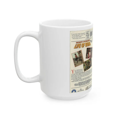 MONTY PYTHINS LIFE OF BRIAN (VHS COVER) - White Coffee Mug-Go Mug Yourself