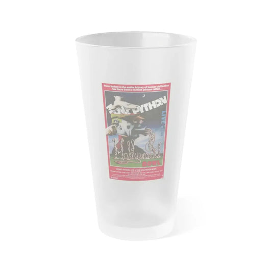MONTY PYTHON LIVE AT THE HOLLYWOOD BOWL 1982 Movie Poster - Frosted Pint Glass 16oz Default Title - Go Mug Yourself