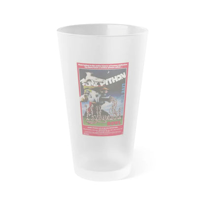 MONTY PYTHON LIVE AT THE HOLLYWOOD BOWL 1982 Movie Poster - Frosted Pint Glass 16oz-Go Mug Yourself