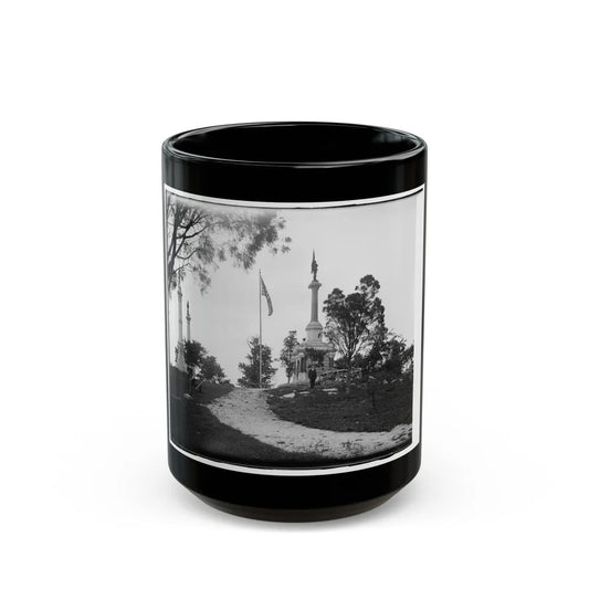 Monuments At Chickamauga And Chattanooga National Military Park, Tennessee And Georgia (U.S. Civil War) Black Coffee Mug-15oz-Go Mug Yourself