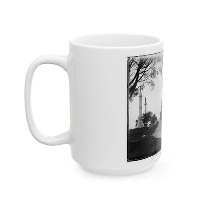 Monuments At Chickamauga And Chattanooga National Military Park, Tennessee And Georgia (U.S. Civil War) White Coffee Mug-Go Mug Yourself