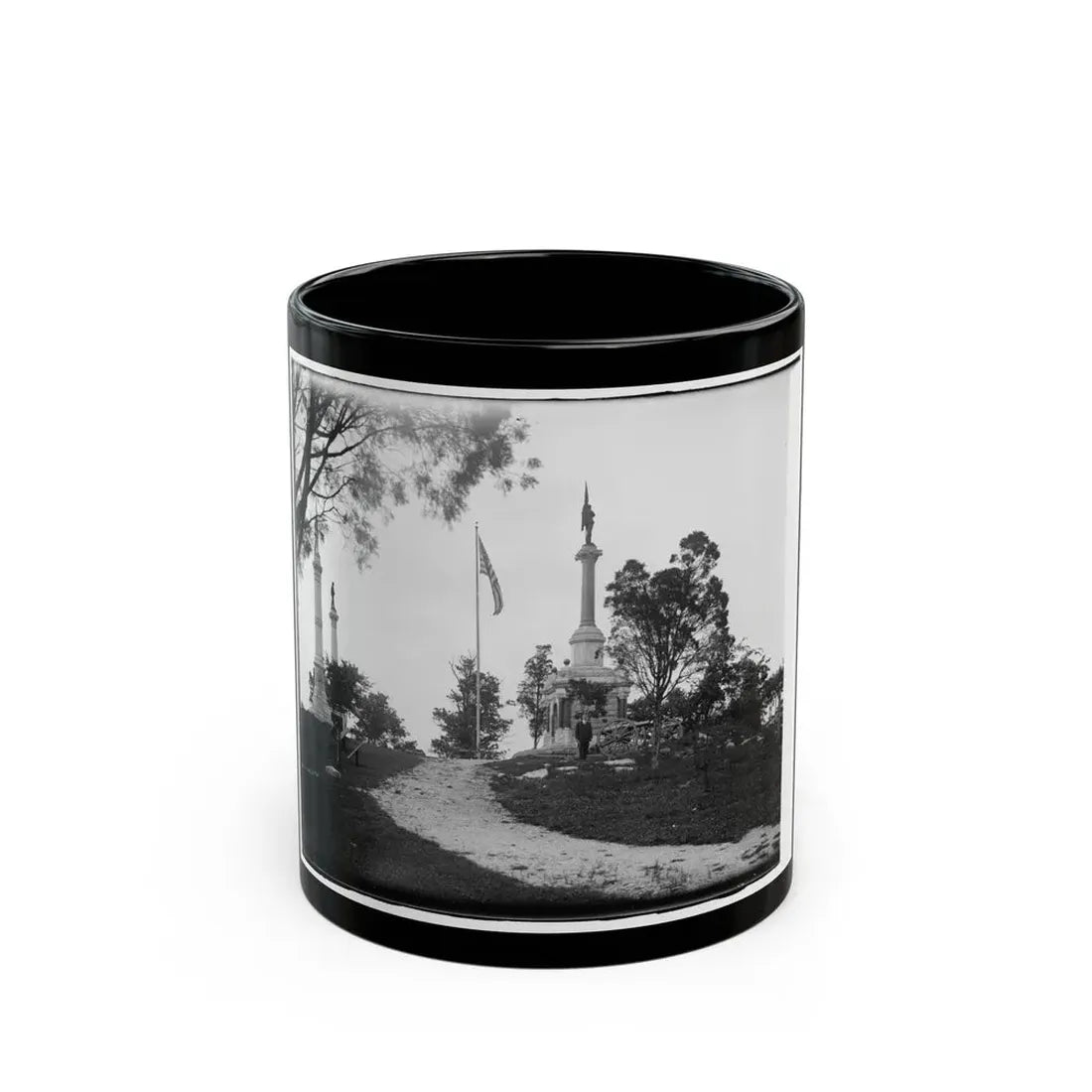 Monuments At Chickamauga And Chattanooga National Military Park, Tennessee And Georgia (U.S. Civil War) Black Coffee Mug 11oz - Go Mug Yourself