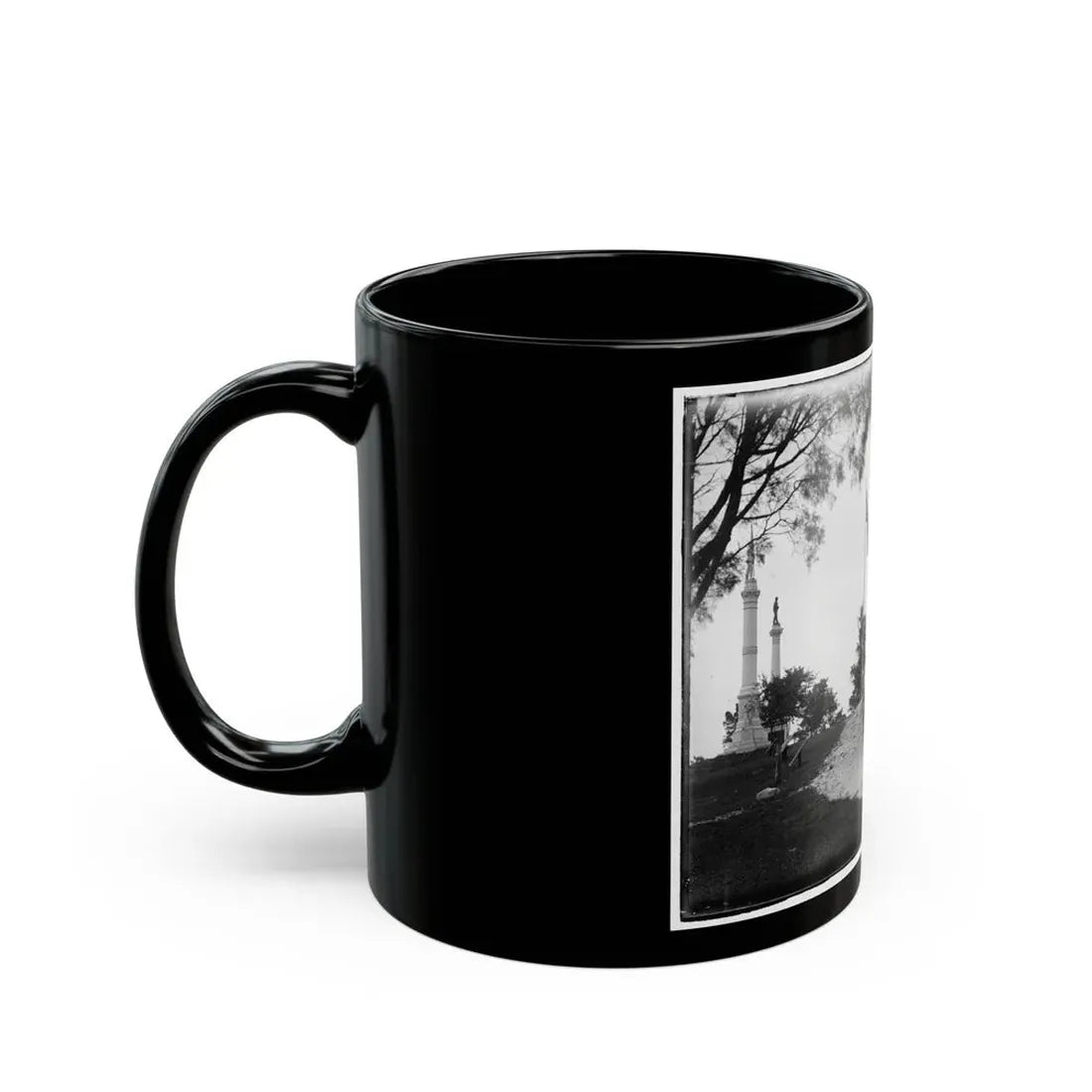 Monuments At Chickamauga And Chattanooga National Military Park, Tennessee And Georgia (U.S. Civil War) Black Coffee Mug - Go Mug Yourself