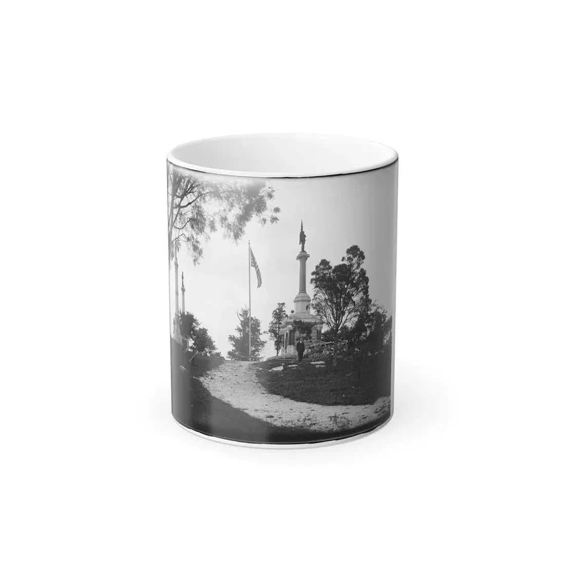 Monuments at Chickamauga and Chattanooga National Military Park, Tennessee and Georgia (U.S. Civil War) Color Changing Coffee Mug 11oz Default Title 11oz - Go Mug Yourself