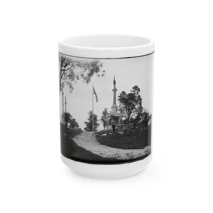 Monuments At Chickamauga And Chattanooga National Military Park, Tennessee And Georgia (U.S. Civil War) White Coffee Mug 15oz - Go Mug Yourself