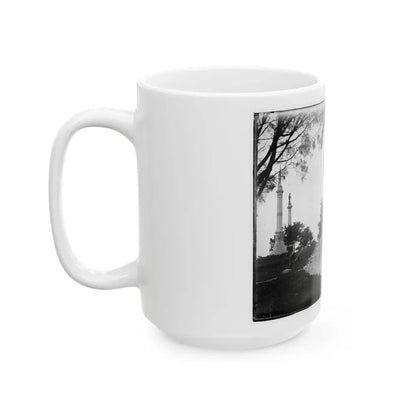 Monuments At Chickamauga And Chattanooga National Military Park, Tennessee And Georgia (U.S. Civil War) White Coffee Mug - Go Mug Yourself