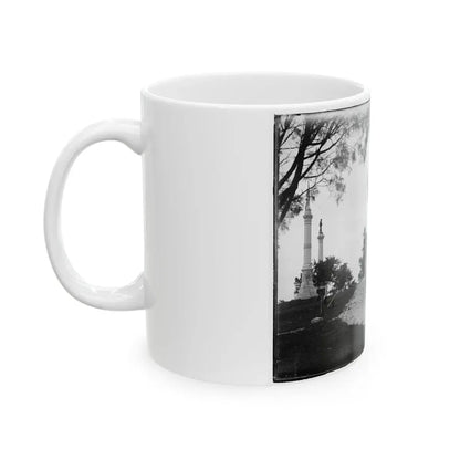 Monuments At Chickamauga And Chattanooga National Military Park, Tennessee And Georgia (U.S. Civil War) White Coffee Mug - Go Mug Yourself