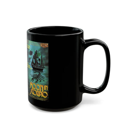 MOON IN SCORPIO (VHS COVER) - Black Coffee Mug-Go Mug Yourself