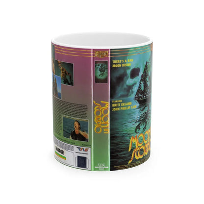 MOON IN SCORPIO (VHS COVER) - White Coffee Mug-11oz-Go Mug Yourself