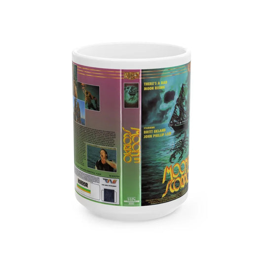 MOON IN SCORPIO (VHS COVER) - White Coffee Mug-15oz-Go Mug Yourself