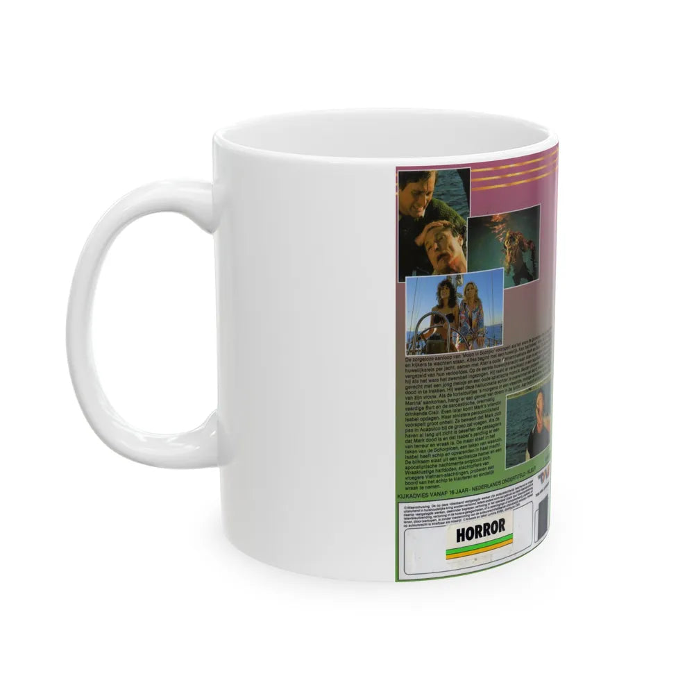 MOON IN SCORPIO (VHS COVER) - White Coffee Mug-Go Mug Yourself