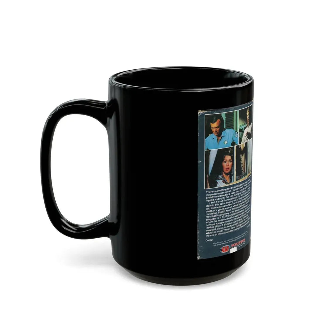 MOON OF THE WOLF (VHS COVER) - Black Coffee Mug - Go Mug Yourself