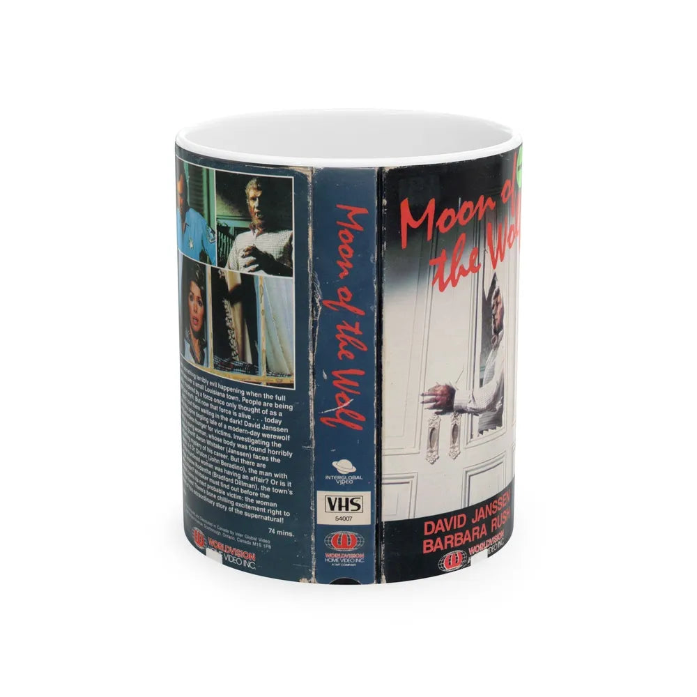 MOON OF THE WOLF (VHS COVER) - White Coffee Mug-11oz-Go Mug Yourself