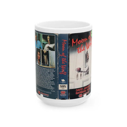MOON OF THE WOLF (VHS COVER) - White Coffee Mug 15oz - Go Mug Yourself