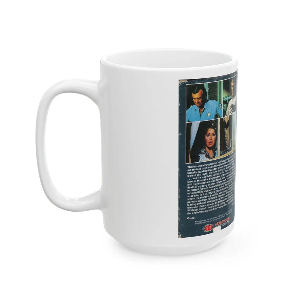 MOON OF THE WOLF (VHS COVER) - White Coffee Mug-Go Mug Yourself