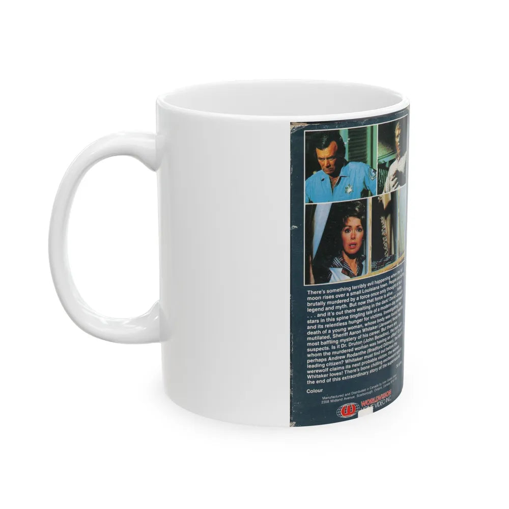 MOON OF THE WOLF (VHS COVER) - White Coffee Mug-Go Mug Yourself