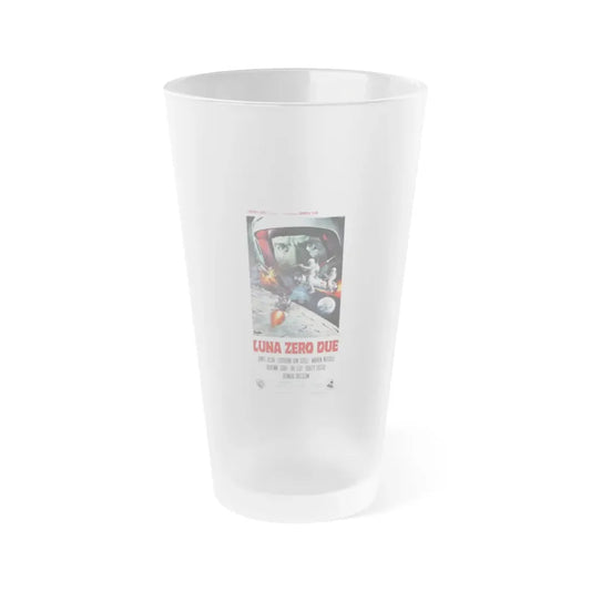 MOON ZERO TWO (ITALIAN) 1969 Movie Poster - Frosted Pint Glass 16oz Default Title - Go Mug Yourself