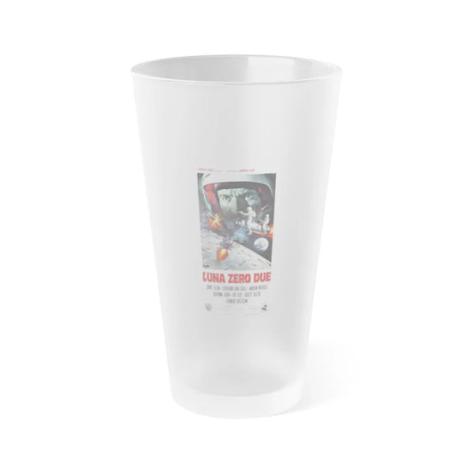 MOON ZERO TWO (ITALIAN) 1969 Movie Poster - Frosted Pint Glass 16oz-Go Mug Yourself