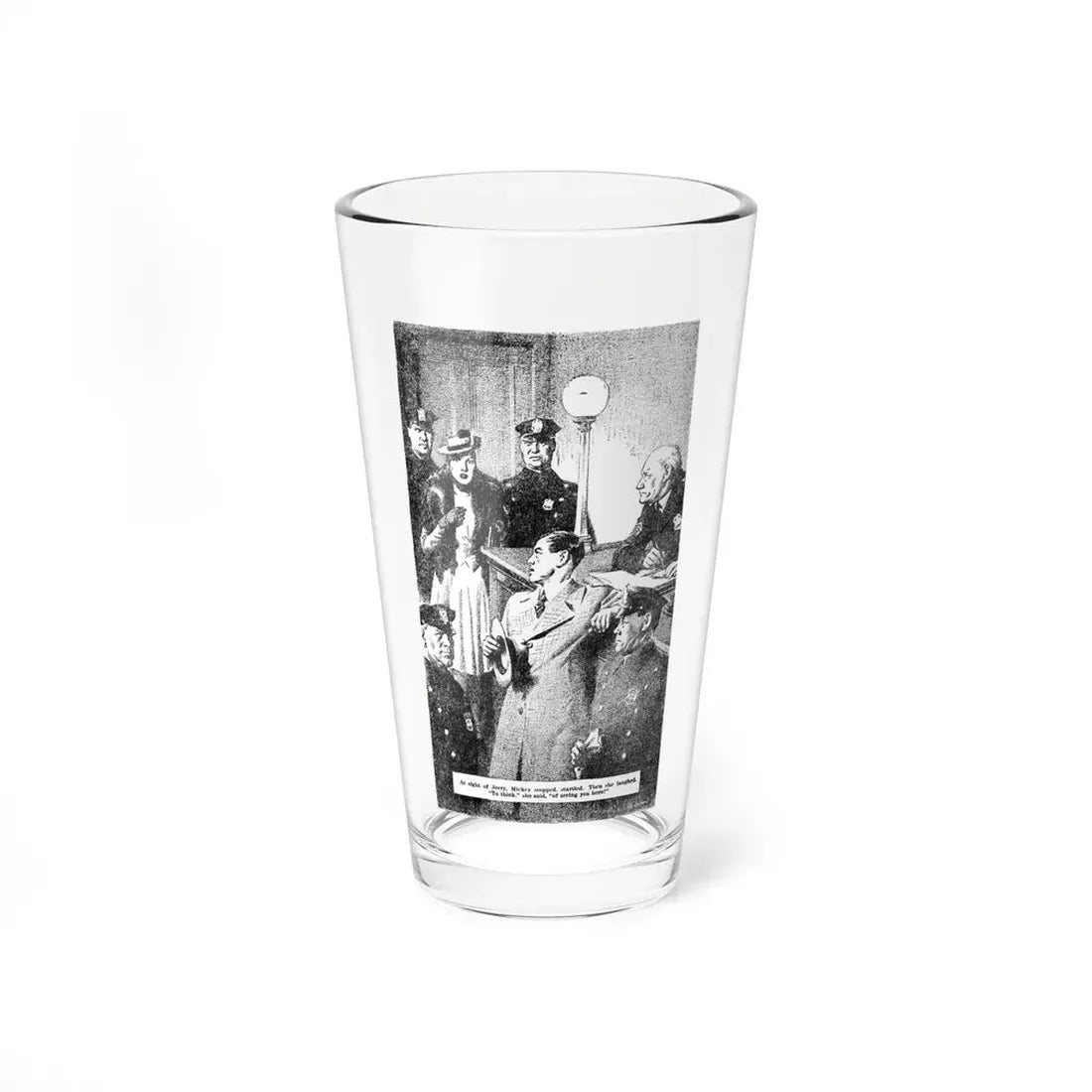 Mooney's In A Jam, Blue Book Magazine, February 1941 (Magazine Illustration) Pint Glass 16oz 16oz - Go Mug Yourself