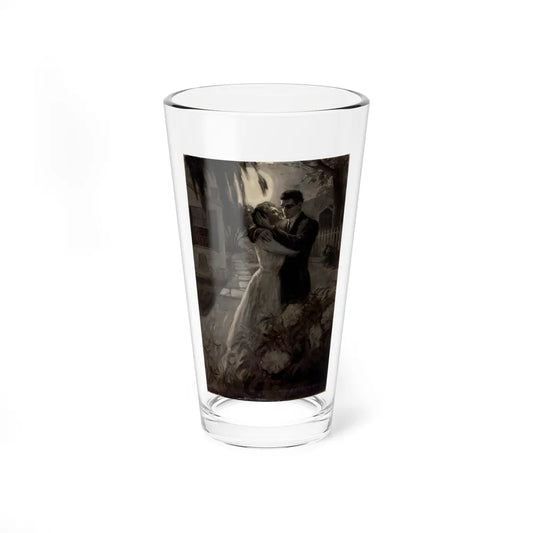 Moonlight Embrace (Magazine Illustration) Pint Glass 16oz-16oz-Go Mug Yourself