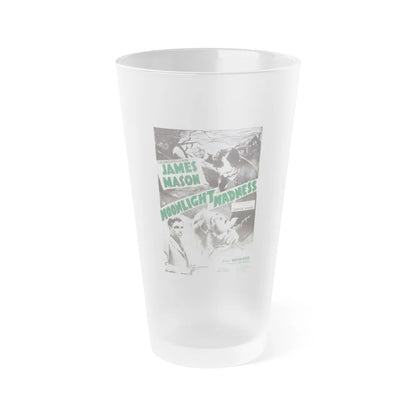 MOONLIGHT MADNESS (THE NIGHT HAS EYES, TERROR HOUSE) 1942 Movie Poster - Frosted Pint Glass 16oz-Go Mug Yourself