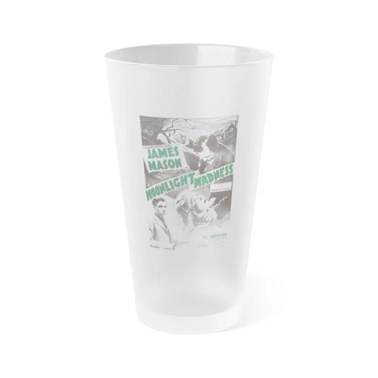 MOONLIGHT MADNESS (THE NIGHT HAS EYES, TERROR HOUSE) 1942 Movie Poster - Frosted Pint Glass 16oz-Go Mug Yourself