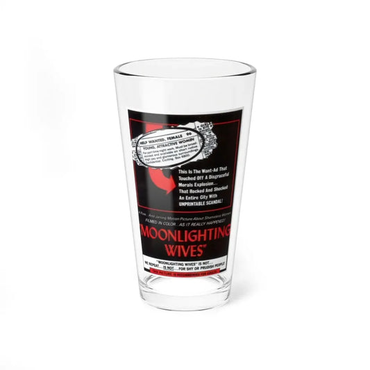 MOONLIGHTING WIVES 1966 Movie Poster - Pint Glass 16oz 16oz - Go Mug Yourself