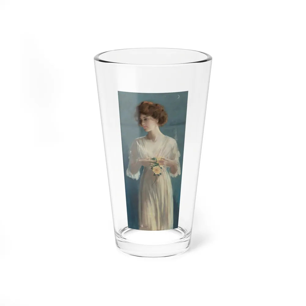 Moonlit Fancies, 1920 (Magazine Illustration) Pint Glass 16oz-16oz-Go Mug Yourself