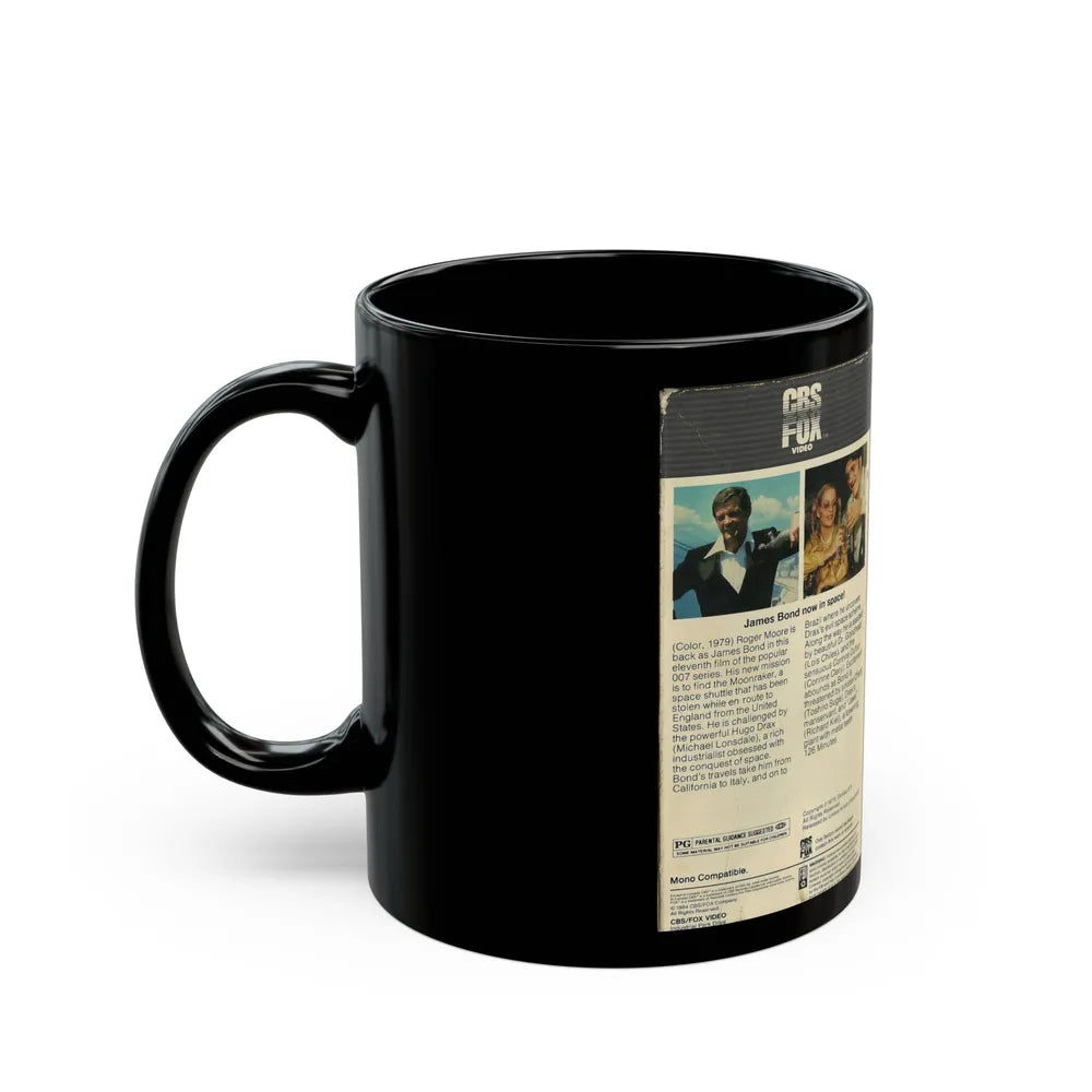 MOONRAKER (VHS COVER) - Black Coffee Mug-Go Mug Yourself