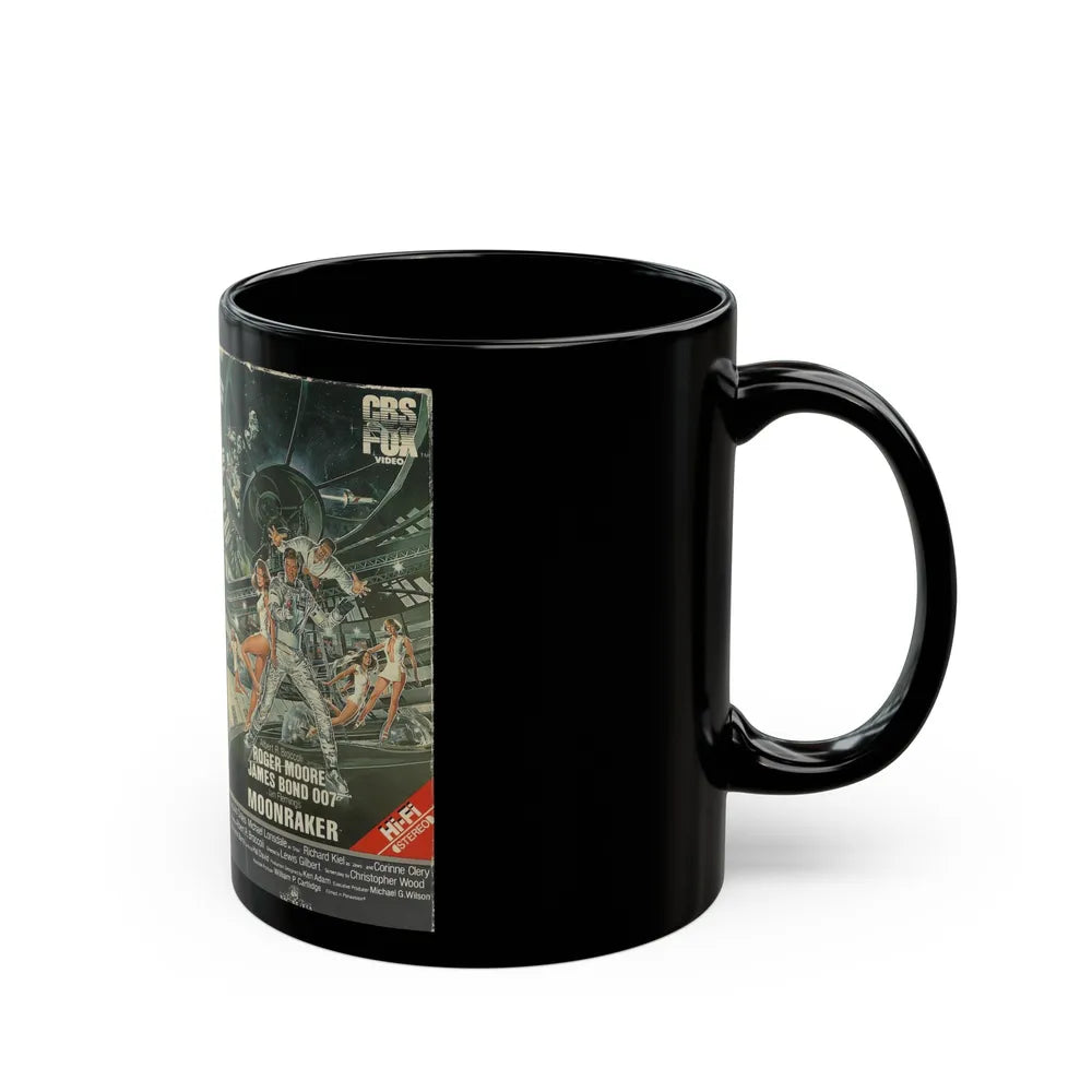 MOONRAKER (VHS COVER) - Black Coffee Mug-Go Mug Yourself