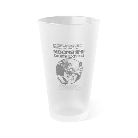 MOONSHINE COUNTY EXPRESS (2) 1977 Movie Poster - Frosted Pint Glass 16oz-16oz-Frosted-Go Mug Yourself