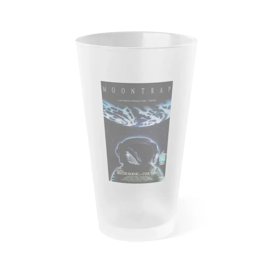MOONTRAP 1989 Movie Poster - Frosted Pint Glass 16oz Default Title - Go Mug Yourself