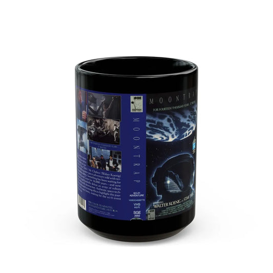 MOONTRAP (VHS COVER) - Black Coffee Mug-15oz-Go Mug Yourself