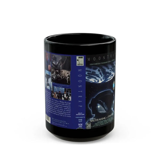 MOONTRAP (VHS COVER) - Black Coffee Mug 15oz - Go Mug Yourself