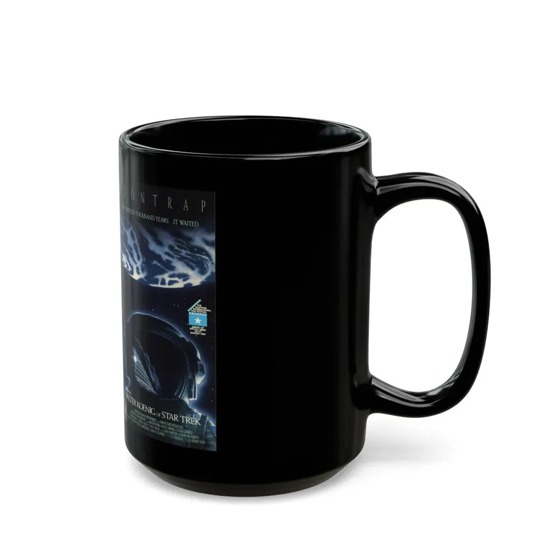 MOONTRAP (VHS COVER) - Black Coffee Mug - Go Mug Yourself