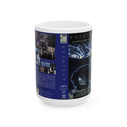 MOONTRAP (VHS COVER) - White Coffee Mug 15oz - Go Mug Yourself