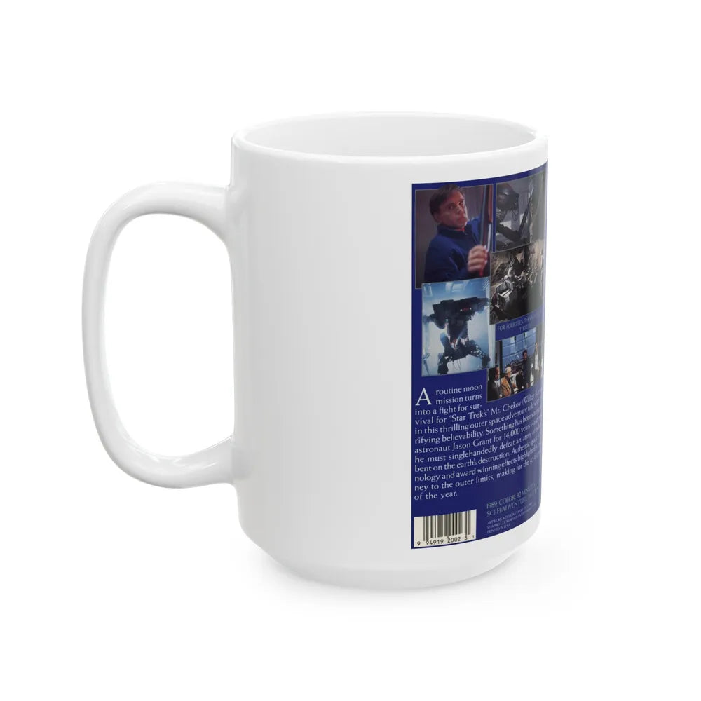 MOONTRAP (VHS COVER) - White Coffee Mug-Go Mug Yourself