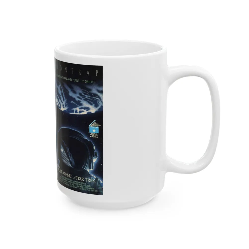 MOONTRAP (VHS COVER) - White Coffee Mug-Go Mug Yourself