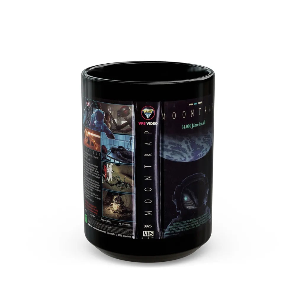 MOONTRAP VPS VIDEO (VHS COVER) - Black Coffee Mug-15oz-Go Mug Yourself