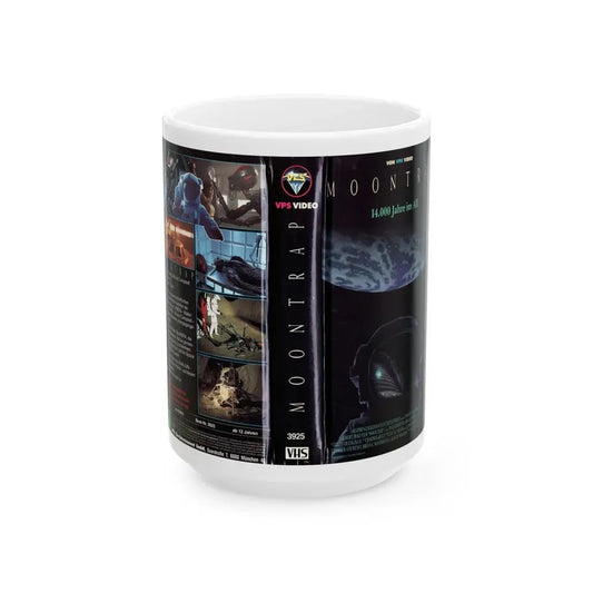 MOONTRAP VPS VIDEO (VHS COVER) - White Coffee Mug 15oz - Go Mug Yourself