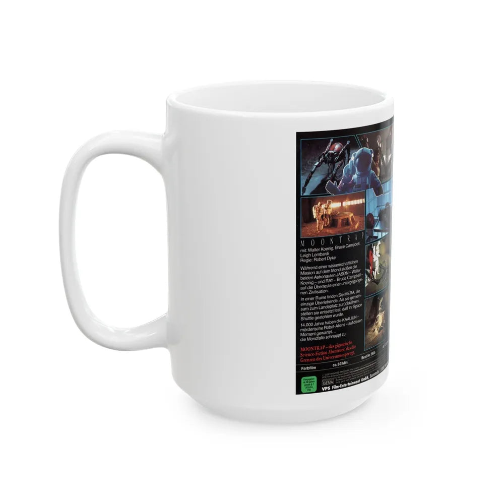 MOONTRAP VPS VIDEO (VHS COVER) - White Coffee Mug-Go Mug Yourself