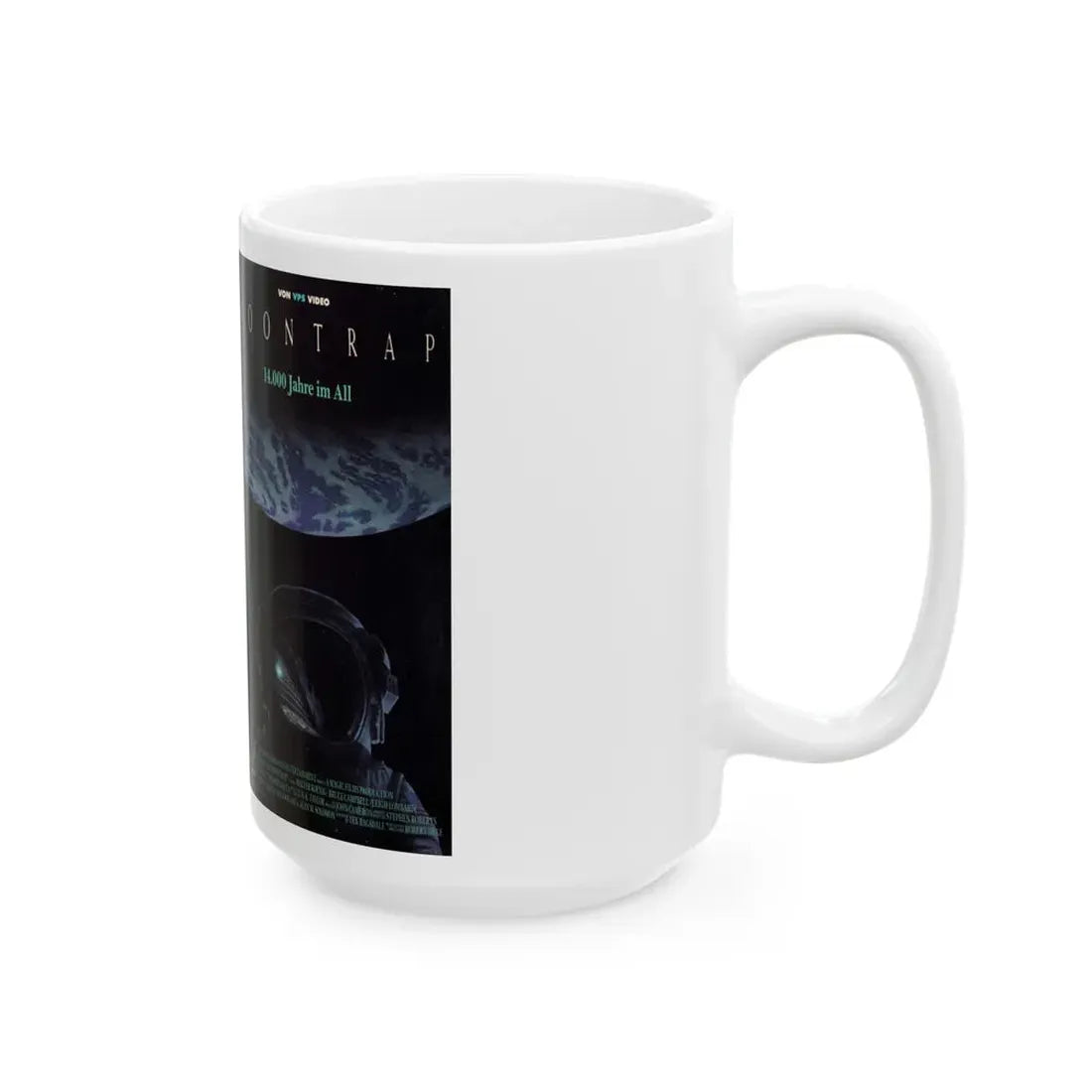 MOONTRAP VPS VIDEO (VHS COVER) - White Coffee Mug - Go Mug Yourself