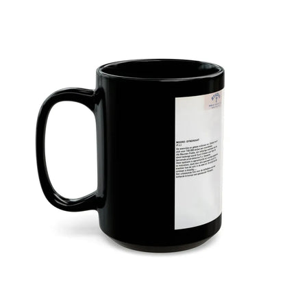 MOORD SYNDIKAAT (VHS COVER) - Black Coffee Mug - Go Mug Yourself