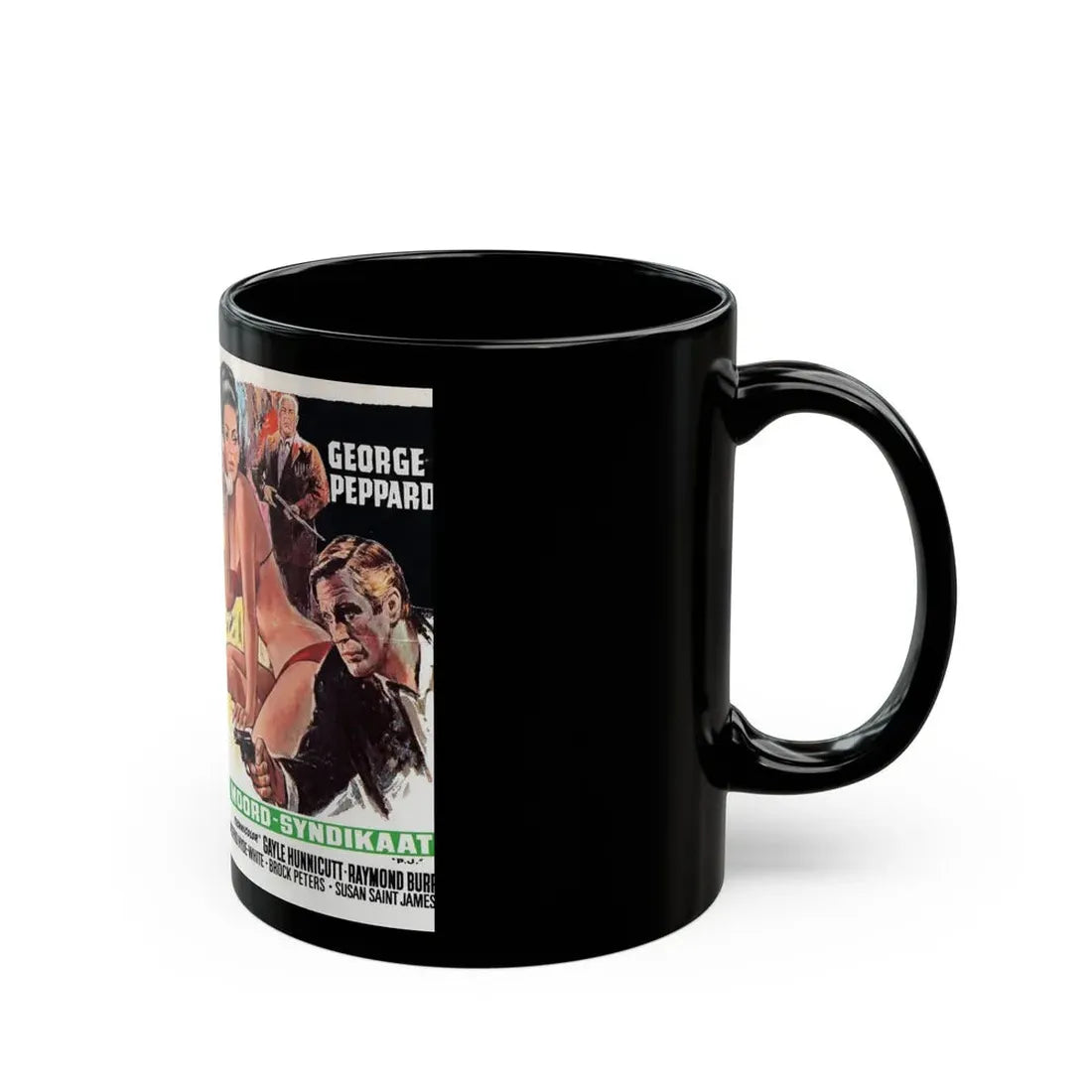 MOORD SYNDIKAAT (VHS COVER) - Black Coffee Mug - Go Mug Yourself