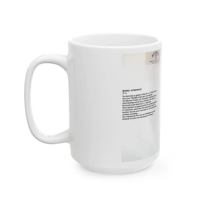 MOORD SYNDIKAAT (VHS COVER) - White Coffee Mug - Go Mug Yourself