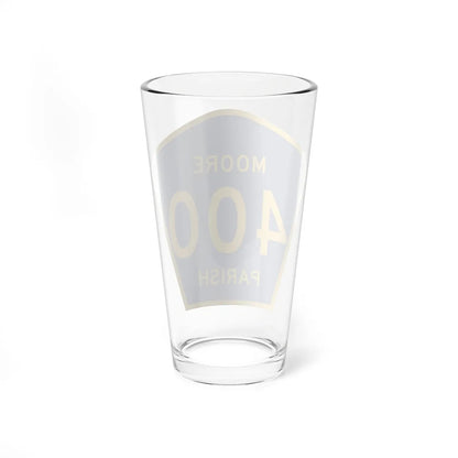 Moore Parish Route 400 LA (Louisiana) (Road Sign) Pint Glass 16oz - Go Mug Yourself